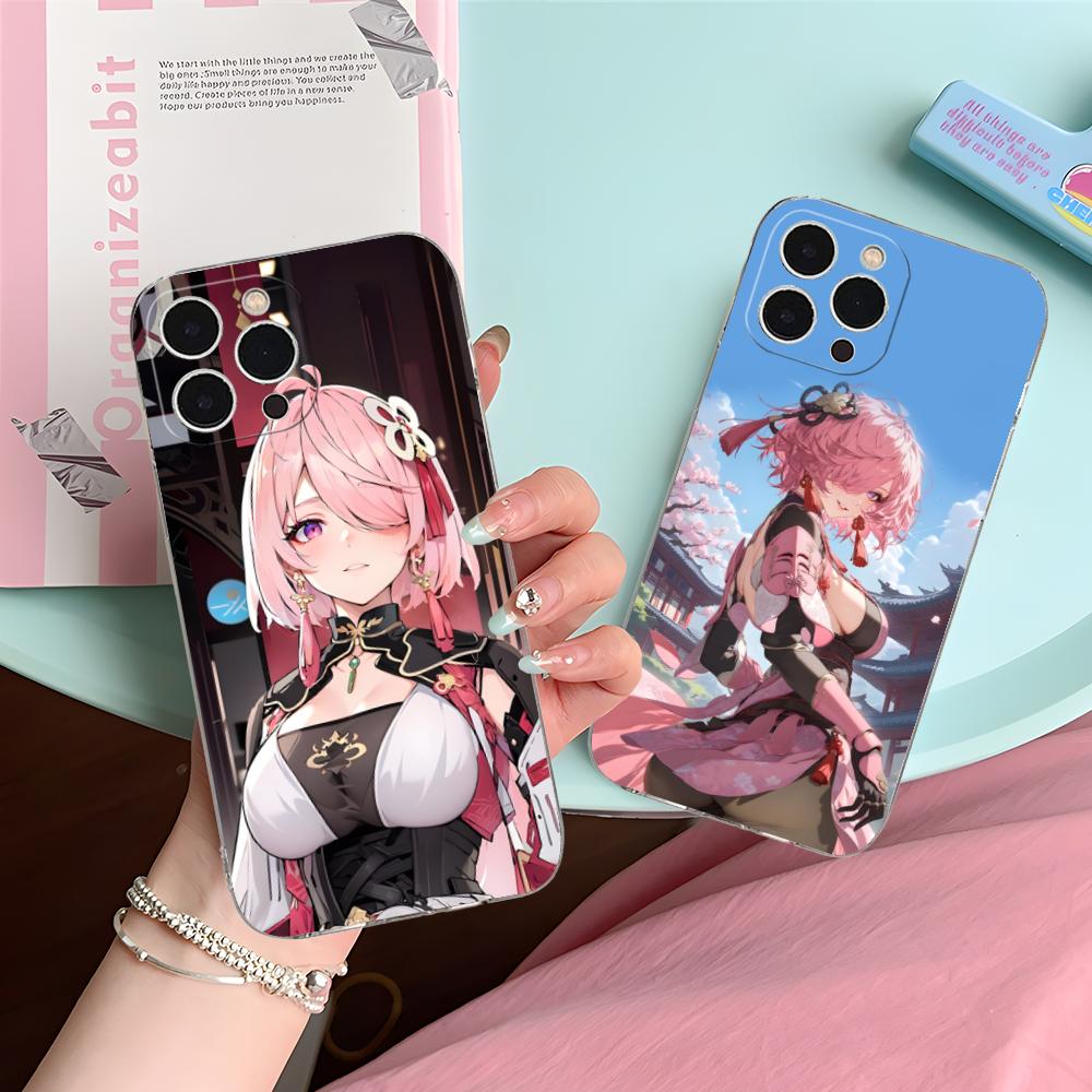 Чехол для мобильного телефона Wuthering Waves Taoqi для iPhone 17 16 15 14 13 12 11 X XR XS Air Pro Max Plus Mini Прозрачный Цветной Чехол