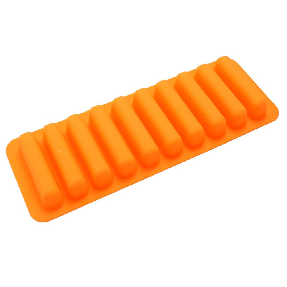 Silicone World 10 ячеек Форма для кубиков льда из силикона в форме пальца, Форма для маффинов, печенья, мороженого, шоколада