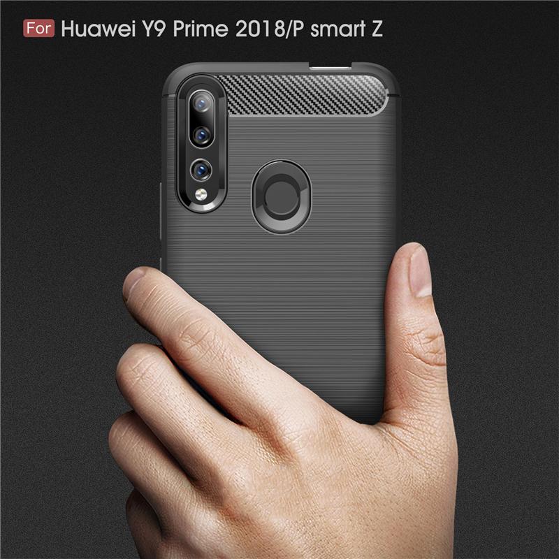 Чехол для Huawei Honor 9X, противоударный бампер, чехол из углеволокна для Huawei Honor 9X, чехол Fundas для Huawei Honor 9X STK-LX1
