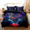 3D Цифровой, Планета, Космос, Земля, Постельное белье Комплект из четырех предметов Комплект из трех предметов простыней