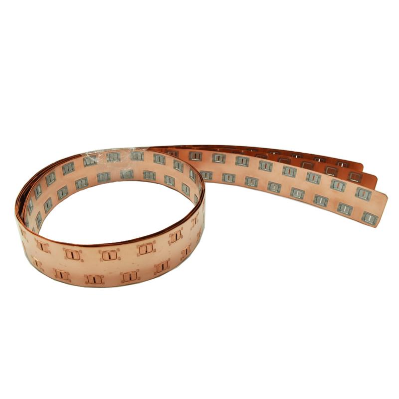 Copper Busbar 21700 1P2P Copper Strip 18650 Cells Straight Sort Dislocation Sort Power Battery Connection Busbar 0.3MM 2PCS
