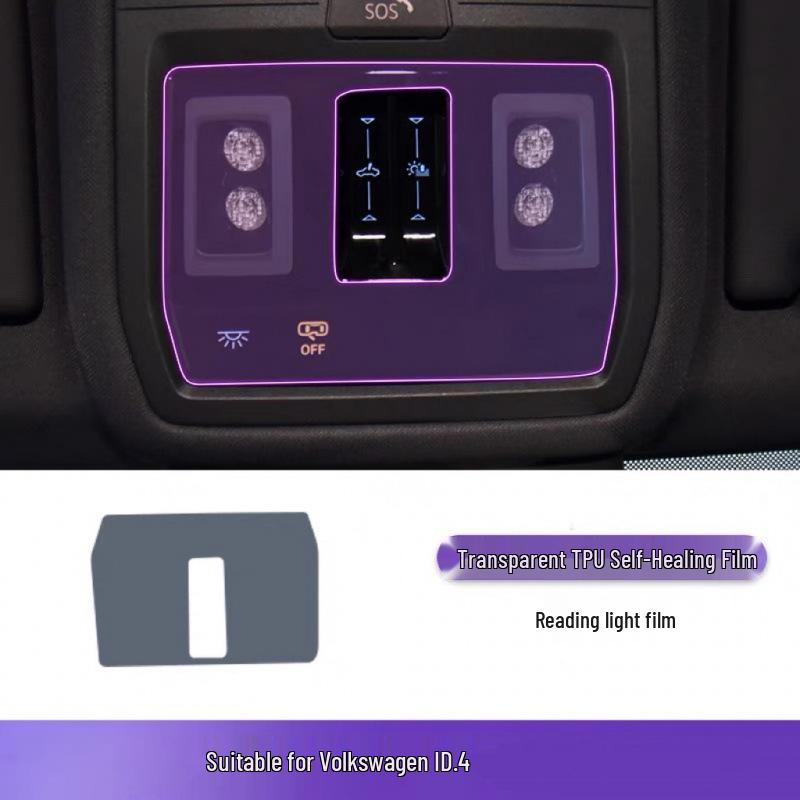 Наклейка-пленка для декора экрана центральной консоли интерьера Volkswagen ID4X