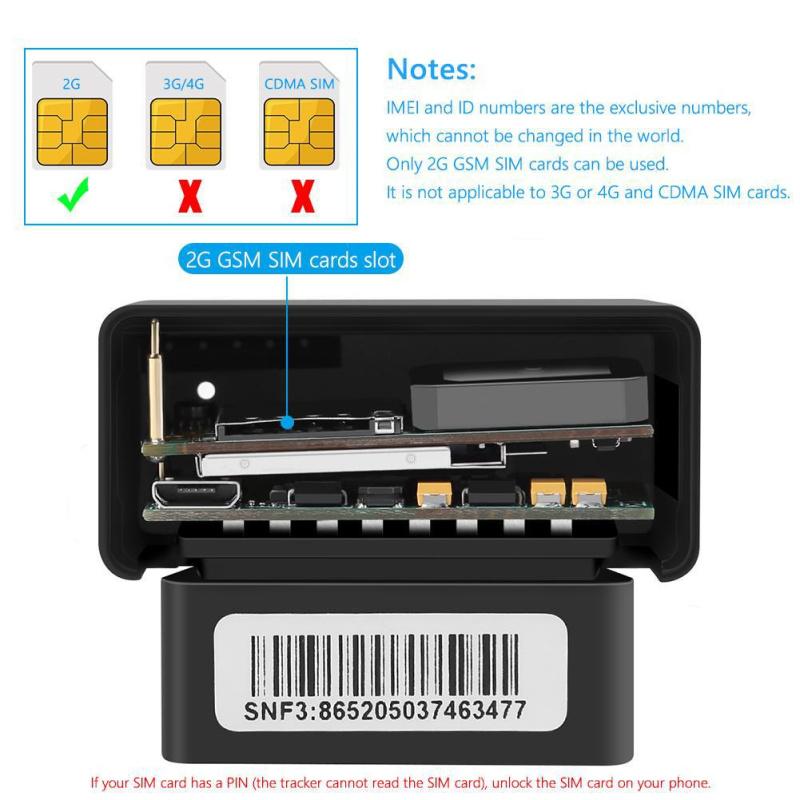 CANXING OBD Автомобильный GPS-трекер Mv33 Голосовой монитор Несколько сигналов тревоги 9-40 В Противоугонный OBDII локатор слежения