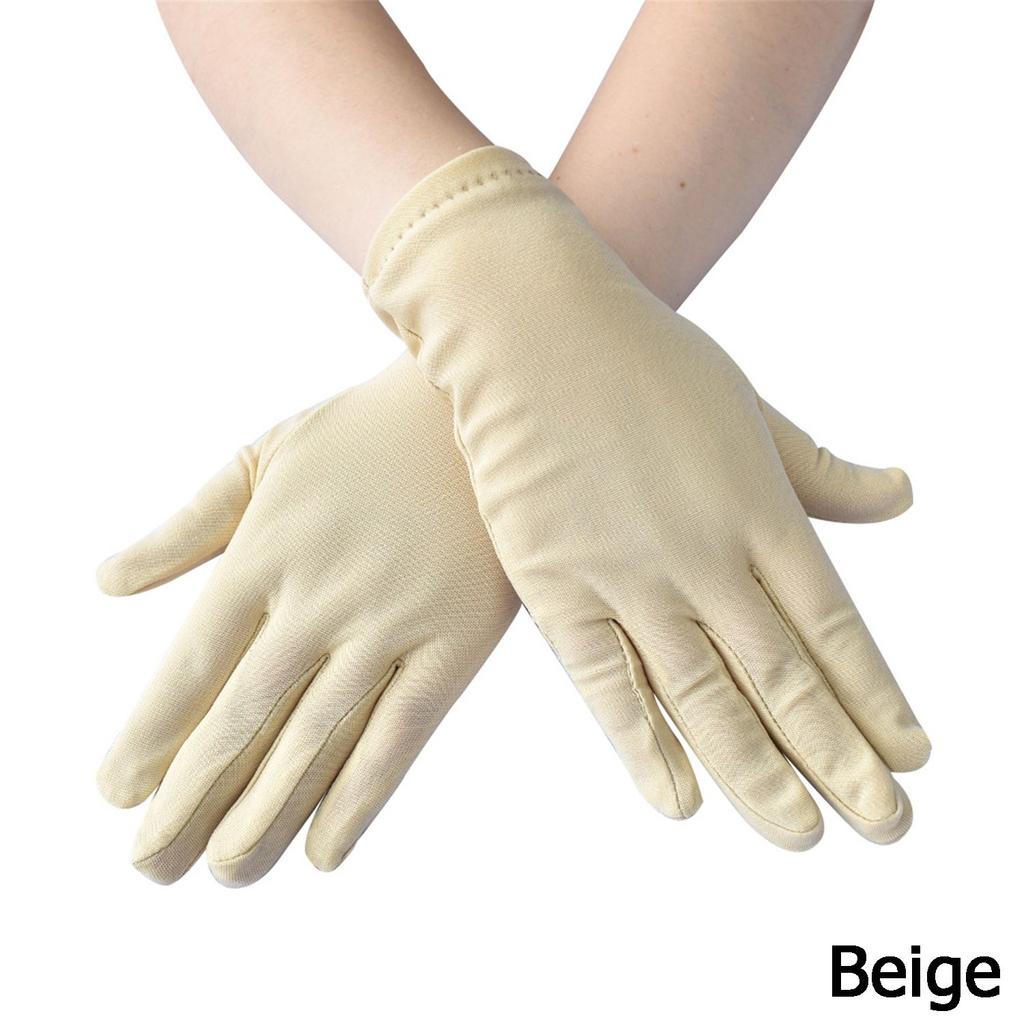 Однотонные солнцезащитные нескользящие сервировочные варежки для официантов, бытовые перчатки, перчатки для вождения, рабочие перчатки