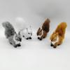 1Pcs Mini Plush Simulation Squirrel Ornament, Artificial Squirrel Figurine Fake Animal for Christmas Table Decoration