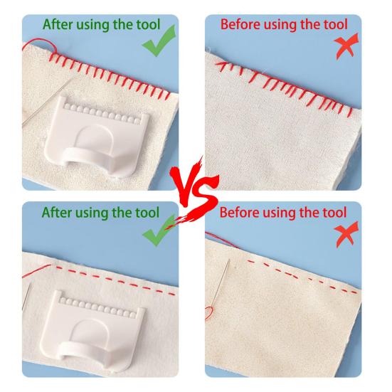 3 шт. Шаблон для шитья большого пальца, направляющая для ручного шитья, линейка для оверлока