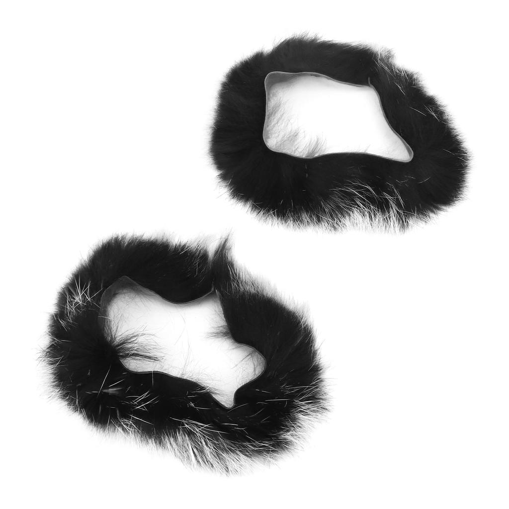 Одна пара глушителей тетивы из кроличьего волоса, амортизаторы тетивы для традиционной охоты, серые