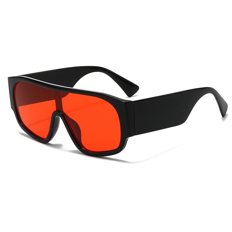 Classic Square Uv400 Sunglasses For Men And Women With Pc Frame And Polarized Look