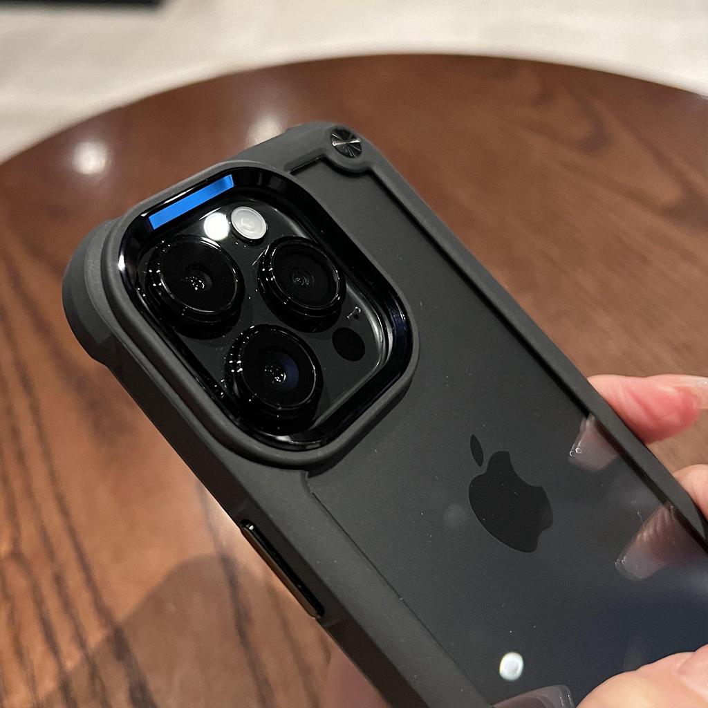 Противоударный защитный чехол-бампер для iPhone 15 14 13 12 11 Pro Max XS XR X 7 8 Plus SE2, мягкая рамка из ТПУ, гибридный прозрачный сверхпрочный чехол