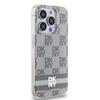 Dkny Dkhmp14Xhcptse Iphone 14 Pro Max6.7 Beżowy/Beige Hardcase Iml Checkered Mono Pattern & Printed Stripes Magsafe