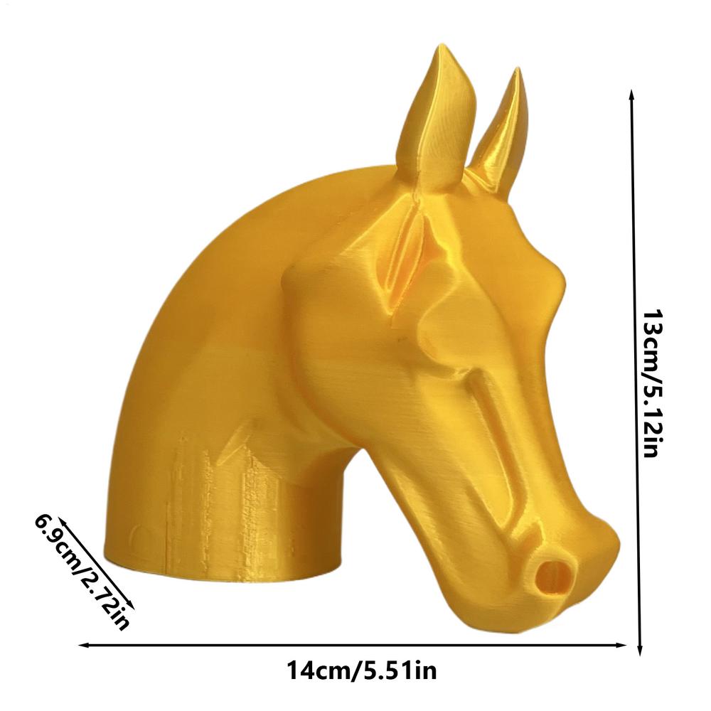 Funny Horse Head Cover Cap for Trailer Coupling Trailer Hitch Ball Cover Prevent Receiver Tube From Rusting