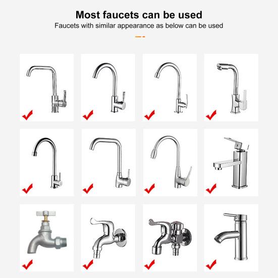 Распылительная головка для смесителя 12 МПа, сильный смыв, высокая адаптируемость, гибкий вращающийся на 360 градусов аэратор для смесителя, кухня