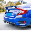Универсальный задний спойлер для Civic Sedan 2016-2019, дизайн «крыло самолета», дефлектор на заднее стекло без сверления