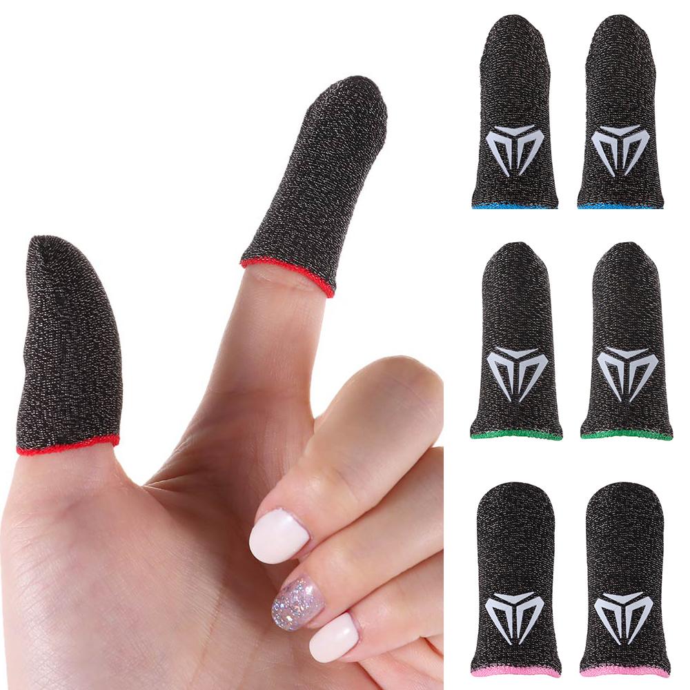 1 Pair Boy Gift Breathable Sweatproof Finger Cots Game Fingertip Gloves Touch Screen Anti-slip