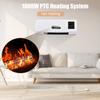 Heater and Fan Combo 1800W 2-in-1 Timing Function Dual Use Wall Mounted Electric Fan and Space Heater with Remote Control