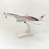 Масштаб 1/400 20 см Модель самолета Malaysia Airways A350 Самолет Игрушка Металлические литые модели самолетов Коллекция для подарков детям