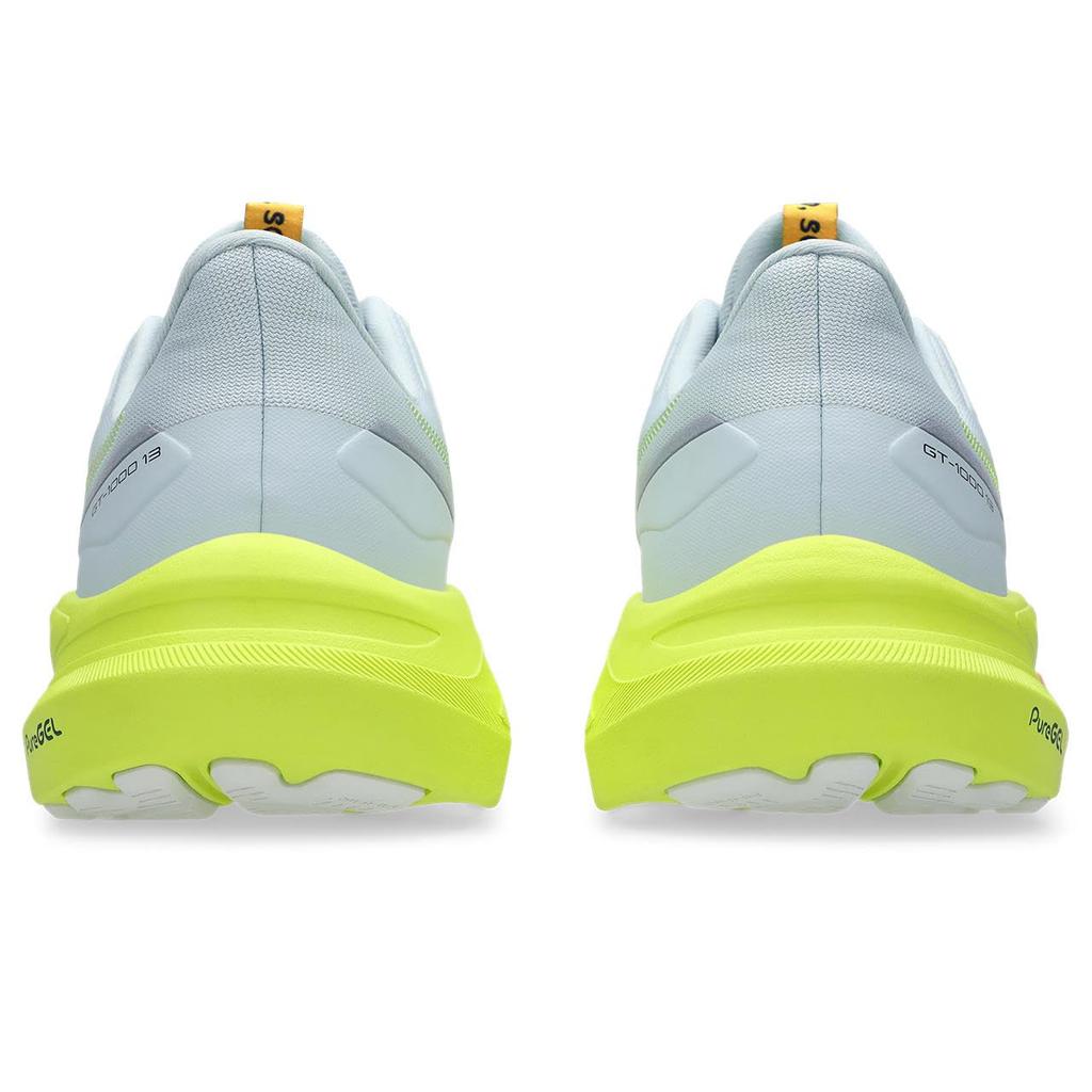 ASICS 13 PARIS Running Shoes Size 750 Size E GT-1000 (1012B748), Women's, (Cool Gray/Safety Yellow), (26.5 cm)