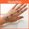 Halloween Spider Pendant Bracelet With Drop Oil Finish For Gothic Women Style