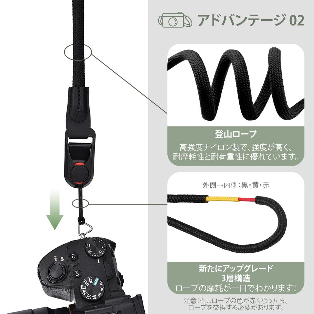 Ремень для камеры Ремень для камеры на шею с якорным креплением и треугольной петлей Ремень для гор для цифровых зеркальных камер Для цифровых камер [XLMABZ] 3-слойный