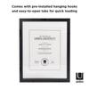 Umbra Photo Certificate Photo Photo Small Document Wall Umbra Black Frame, A4, Frame, Display, Art, Frame, Hanging, 30x37.5cm, DOCUMENT, 2316280040,