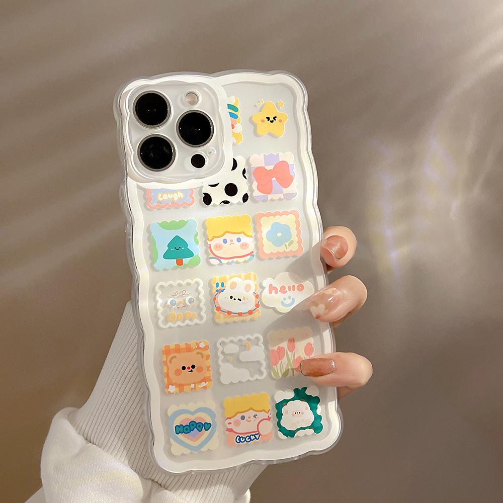 Чехол в мультяшном стиле для iPhone 13 iPhone 15 iPhone 16