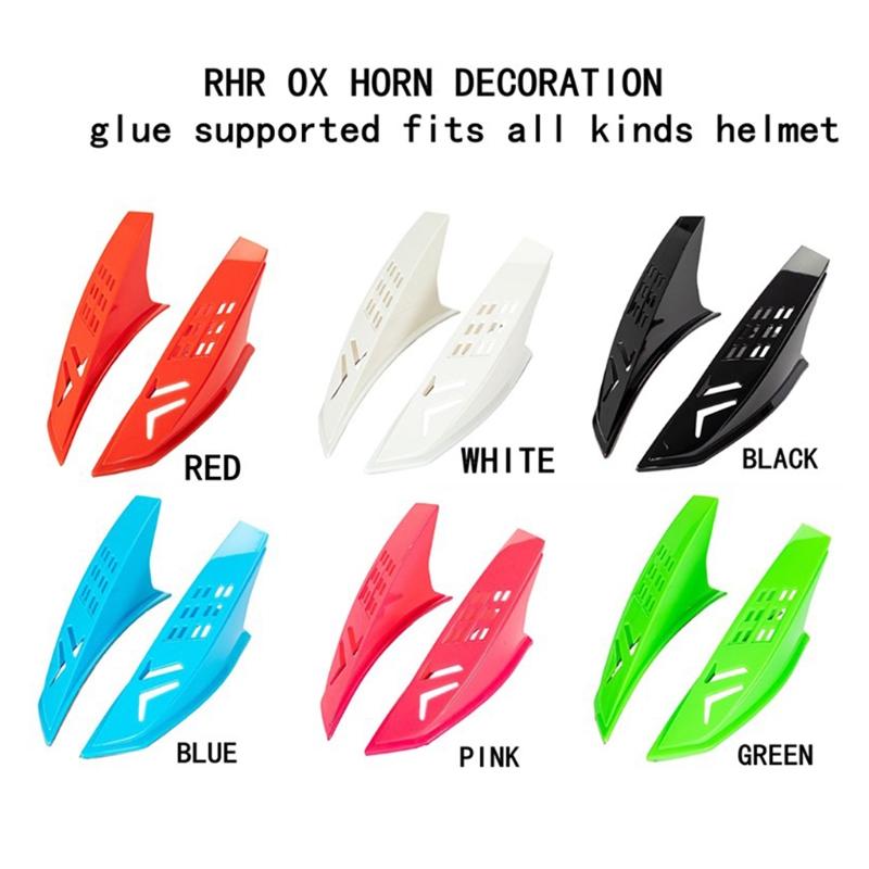 Велосипедный спортивный шлем Аксессуары Крутая наклейка на шлем 2 шт. Декоративный рог для шлема Панк-стиль Украшение