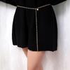 Women Lady Waist Chain Belt Metal Gold Silver Color Waistband Chain Belt