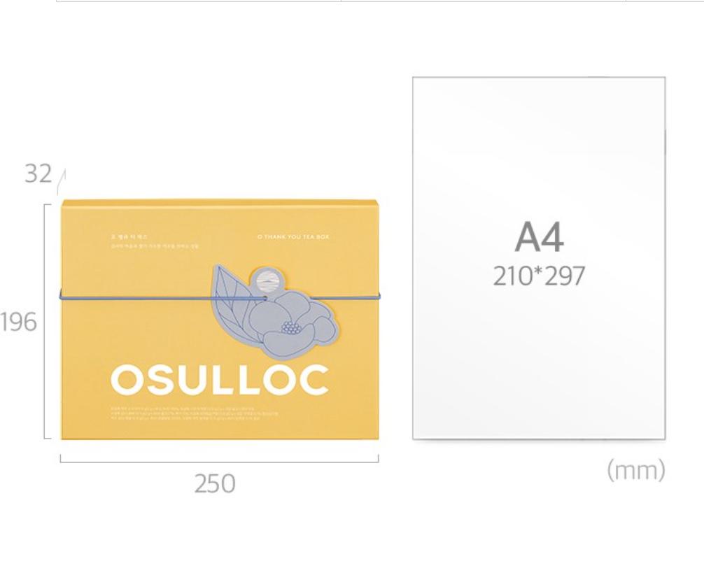 Osulloc Подарочный набор для чая «Oh Thank You», коллекция из 6 коробок чая