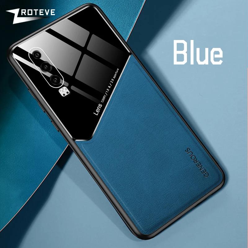 Чехол для P30 Zroteve из искусственной кожи, автомобильный магнитный жесткий чехол для ПК для Huawei P30 Lite P40 Pro Plus + P30Pro P30Lite P40Lite P40Pro Чехлы