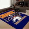 Denver Broncos Rug Game Carpet, Floor Mat for Bedroom Living Room Entryway Rug, Home Decor Idea Gift for Christmas birthday