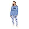 Lilo & Stitch Womens/Ladies Stitch Long-Sleeved Long Pyjama Set