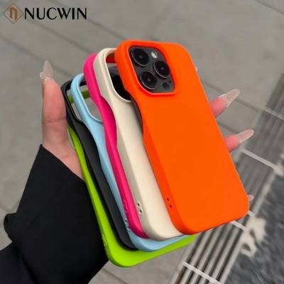 Чехол Candy Color без рамок для iPhone 17 16 Pro Max 11 12 13 14 15 Pro Max 16 Plus 17 Air XS Max Твердый безрамочный тонкий чехол
