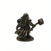 1PC Dwarf Legion Meteor Hammer Soldiers Models Toy Figurines Miniatures Metal Copper Mens Gifts Desktop Decorations
