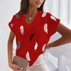 3d Women's T-shirts V Neck Summer Short Sleeve Tops Tees Feather Graphics Ladies Clothes Oversized Female Fashion Streetwear Top