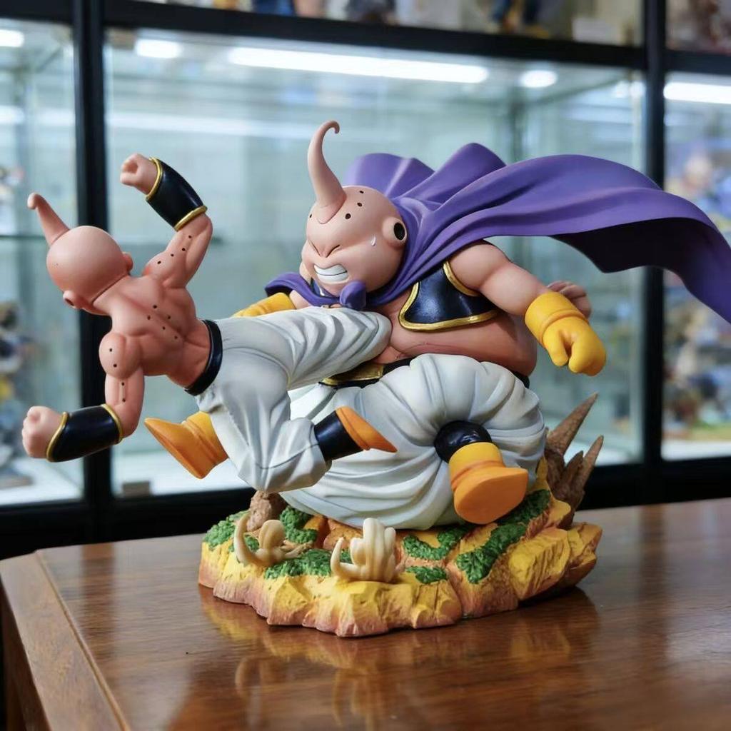 17Cm Anime  Figure Majin Buu Action Figures Battle Majin Buu Figurine Pvc Doll Decora Statue Collect Model Toy Gift