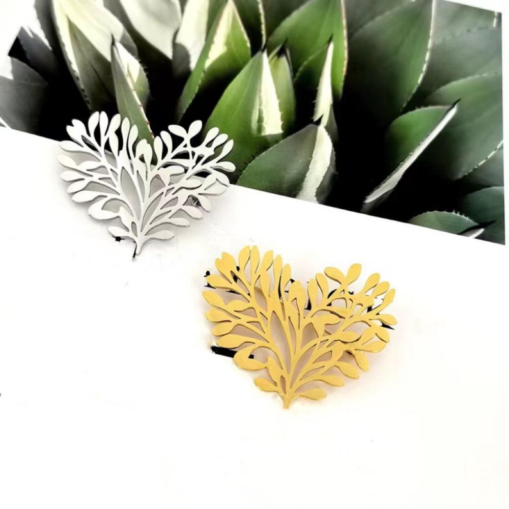 Trend Feather Pin Metal Suit Collar Brooch Clothing Accessories Tree of Life Badge Men/Women