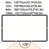 1Pc 60/72/84/100 Inch Simple Foldable Projection Screen  Curtain 16:9 Outdoor Full HD 2K 4K Projector Screen Curtain