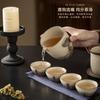 New multicolored Ru kiln travel kung fu tea set portable express cup outdoor tea separation tea cup