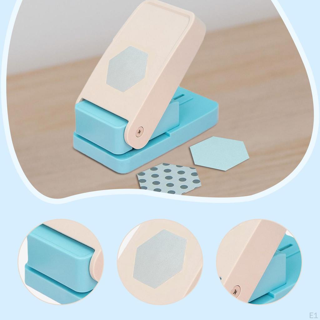 Шестиугольный бумажный дырокол, фигурный дырокол, профессиональный инструмент, декоративный вырез отверстий для искусства