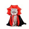 1 шт., костюмы для домашних животных на Хэллоуин, милый плащ вампира для косплея для маленьких собак, кошек, котят, щенков, платье Kawaii, одежда для домашних животных, аксессуары для кошек