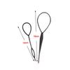 Creator Home Use Loop Tail Clip Crochet Braids Hair Pull Needle For Ponytail Pigtails Styling Maker