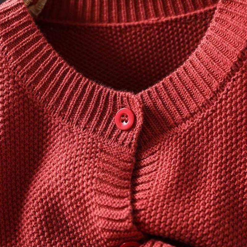 Sweaters Coat Cardigan for Women Large Size Vintage Loose Long Sleeve Knit Cardigan Sweaters Jacket