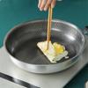 Прочные сковороды из нержавеющей стали с длинной ручкой и антипригарным покрытием для приготовления стейков, сковорода-вок с сотами для индукционной плиты, газовой плиты