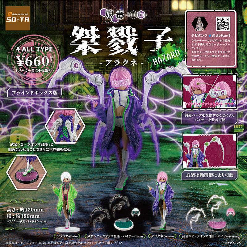 Оригинальные японские игрушки SO-TA Gashapon Миниатюрные фигурки Kodoku Hazard Фигурка модели Аксессуары Игрушки Коллекционные Украшения