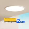 Ультратонкий 2 см светодиодный потолочный светильник, защита глаз полного спектра, минималистичный скандинавский дизайн для детской комнаты или спальни