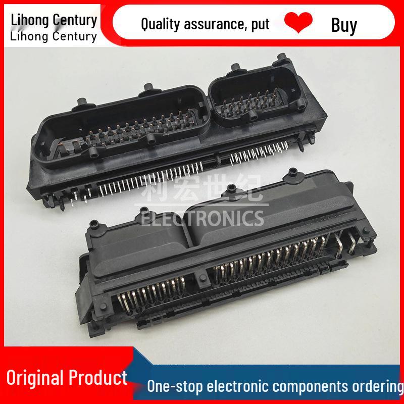 TE/Tyco Автомобильный ECU 80-контактный угловой разъем-гнездо