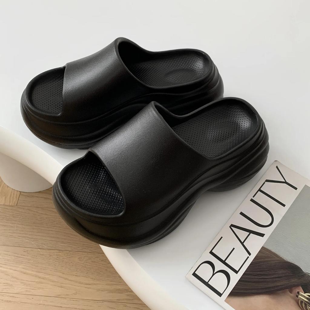 Women's Fashion Chunky Platform Slippers Summer Non Slip Wedges Sandals Woman Outdoor Thick Bottom Eva Slippers for Women
