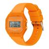 Авторизованный дистрибьютор часы Ice watch 022886 ICE digit retro neon orange clear small 32mm [Ice watch] мужские женские