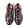 Модная мужская повседневная обувь из натуральной коровьей кожи, черная/темно-коричневая, на шнуровке, плоские кеды, европейский стиль, уличные оксфорды