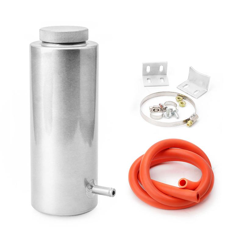 800ML Universal Radiator Coolant Cooling Aluminum Catch Tank Overflow Reservoir TT101142